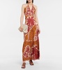 Golden Bea printed cotton maxi dress