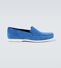 Monaco suede loafers