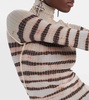 x KNWLS striped turtleneck top