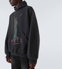 Paris Liberty distressed fleece hoodie