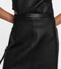 Lucie leather skirt