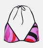 Marmo triangle bikini top