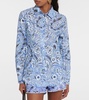 Paisley cotton and silk shirt