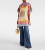 Etro Summer silk twill top