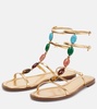 Shanti embellished leather sandals