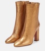 Joplin 105 metallic leather ankle boots