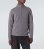 Cashmere half-zip sweater