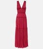 Mandi pleated gown