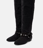 Selize suede over-the-knee boots