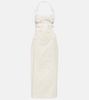 La Robe Ruban cotton-blend midi dress