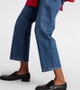 Lesley mid-rise cropped straight jeans