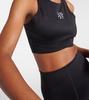 x On Performance logo crop top