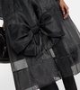 Bow-detail coat