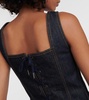 Denim bustier