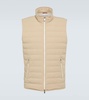 Quilted down vest