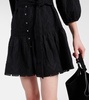 Chrisjen embroidered cotton minidress