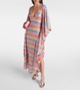 Zig Zag pointelle beach dress