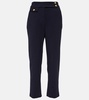 Renzo high-rise slim cropped pants