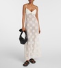 Crochet cotton maxi dress