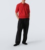 Tiago cotton and cashmere polo shirt