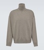 Wool turtleneck sweater