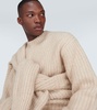 Ribbed-knit cashmere sweater