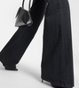 Quentin twill wide-leg pants