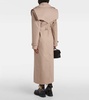 Cotton twill trench coat