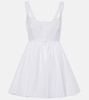 Cotton poplin skater dress