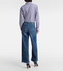 Megan mid-rise wide-leg jeans