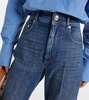 Robinia high-rise flared jeans