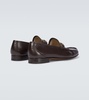 leather York Chain loafers