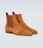 Spiked Suede Chelsea Boots