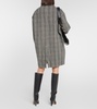 Limiza herringbone oversized wool coat