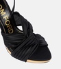 Satin platform sandals