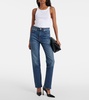 Zurie mid-rise straight jeans