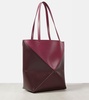 Puzzle Fold Medium leather tote bag