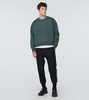 Rib-knit sweatshirt 