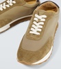 Owen Runner suede-trimmed sneakers        