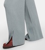 Ribbed-knit cashmere pants