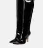 Gia 33 patent leather over-the-knee boots