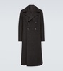 New Bell double-breasted wool coat