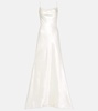 Bridal Kaia wool and silk satin gown