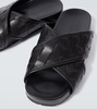 Tarik Intrecciato leather sandals