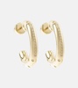 Peggy 14kt gold earrings with diamonds