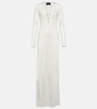 Long Helios jersey maxi dress