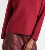 Wool, cotton and cashmere-blend sweater