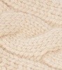 Cable-knit cashmere headband