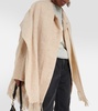 Faty scarf-detailed wool-blend coat