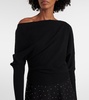 Paxi off-shoulder cashmere sweater